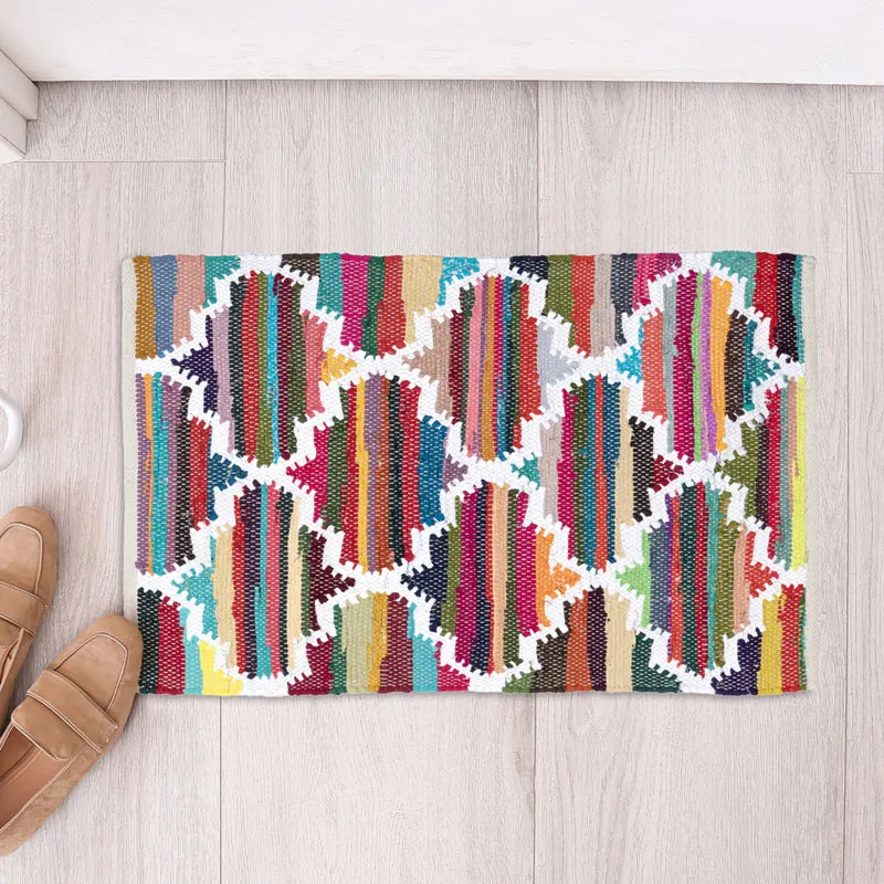 Sylvara Cotton Door Mats - Multicolor media 4