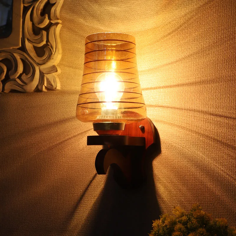 Ella Wooden Wall Lamp media 4