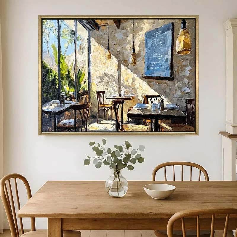 Coastal Morning Canvas Wall Painting With Frame media 1