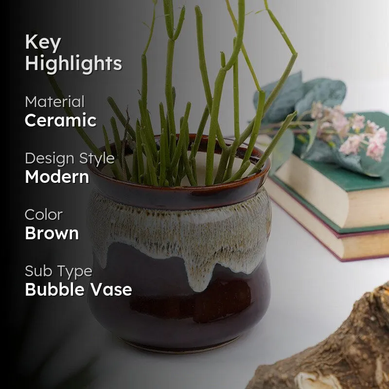 Honey Drip Planter - Brown media 2