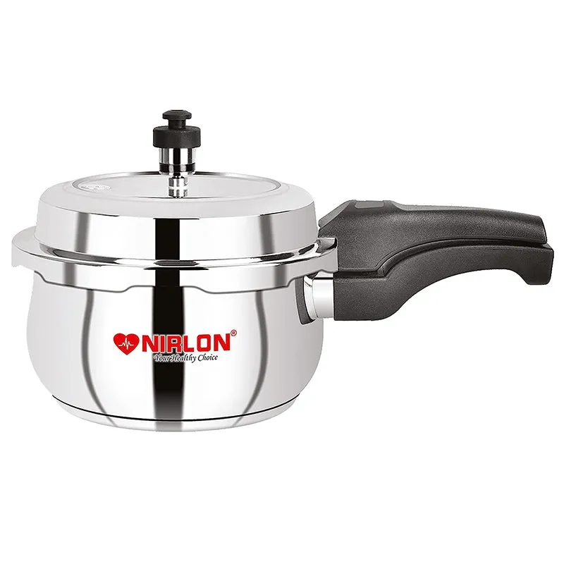 Nirlon Stainless Steel Pressure Cooker - 2500 mL/ 8 Inches media 7