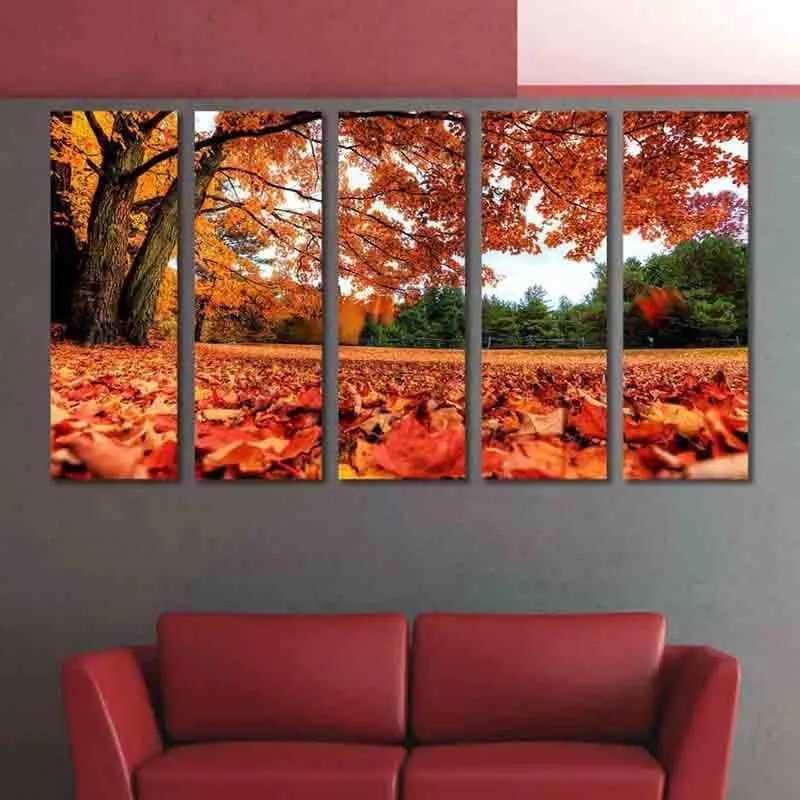 Autumn Bliss Canvas Wall Art - Five Piece Set media 5