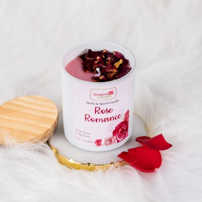 Rose Bloom Scented Soy Wax Candle media 3