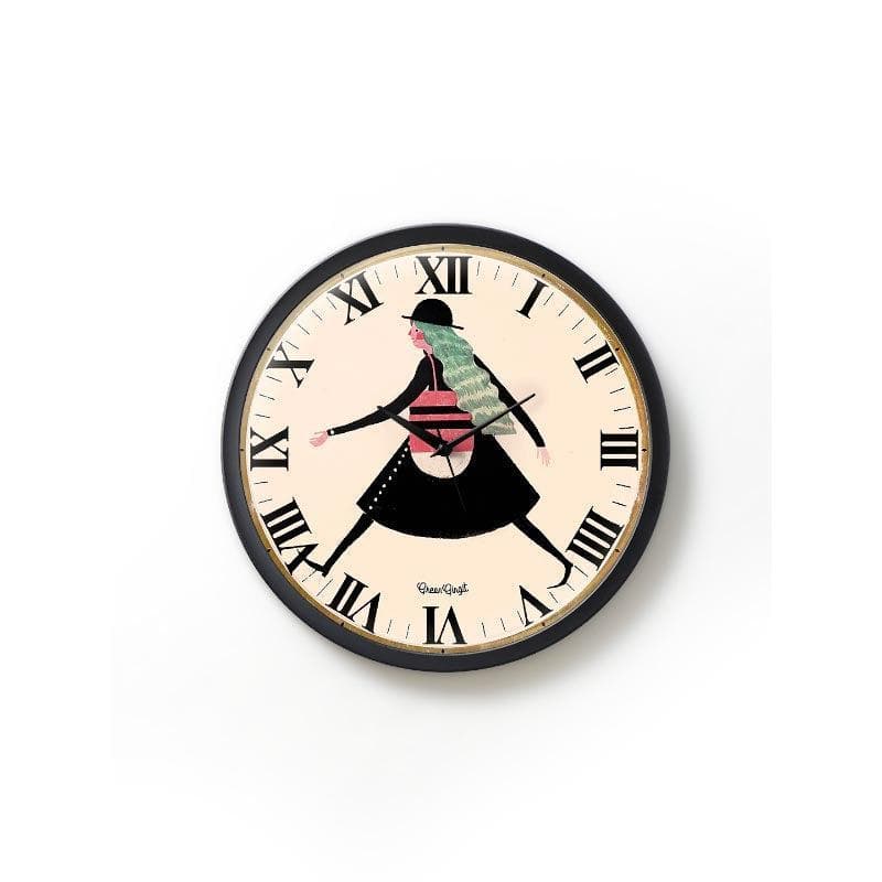 Take A Stroll Wall Clock media 3