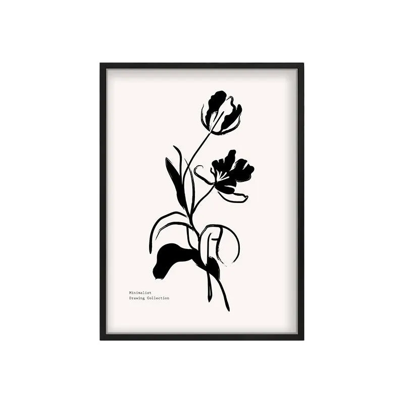 Wildbloom Canvas Wall Painting With Black Frame media 3