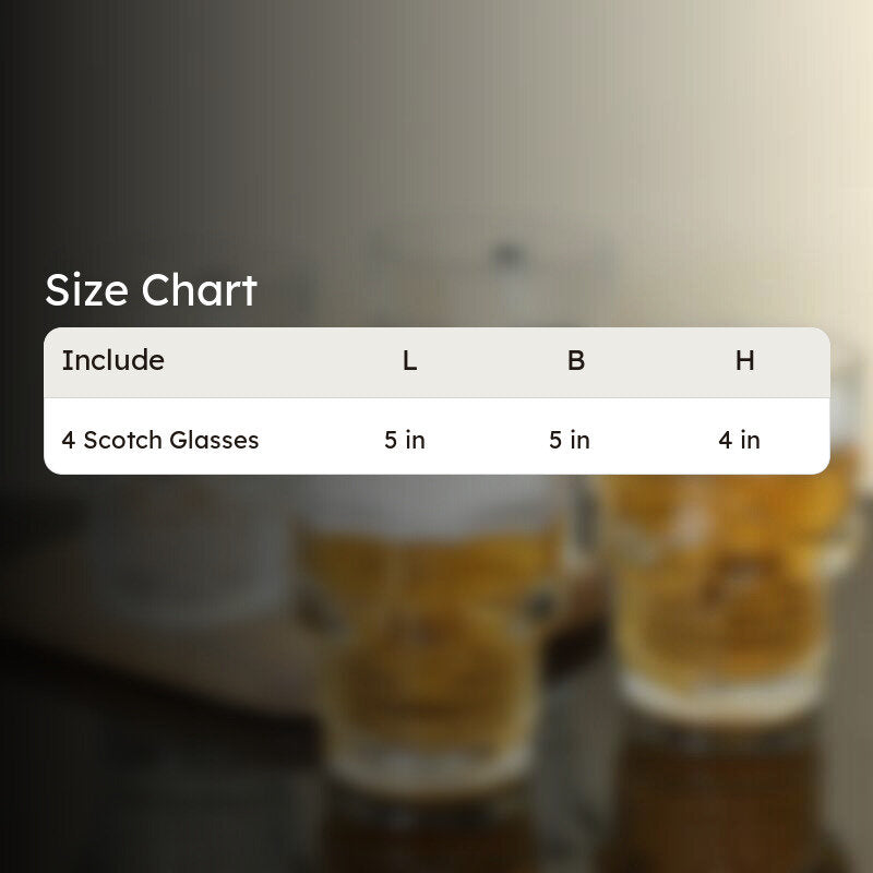 Goldwy Skull Whiskey Glasses (500 mL) - Set Of Four media 7
