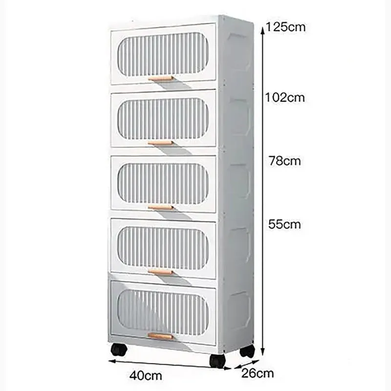 Oneira Stash 5 Tiered Plastic Storage Rack media 9