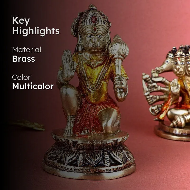 Shri Hanuman Brass Idol media 2