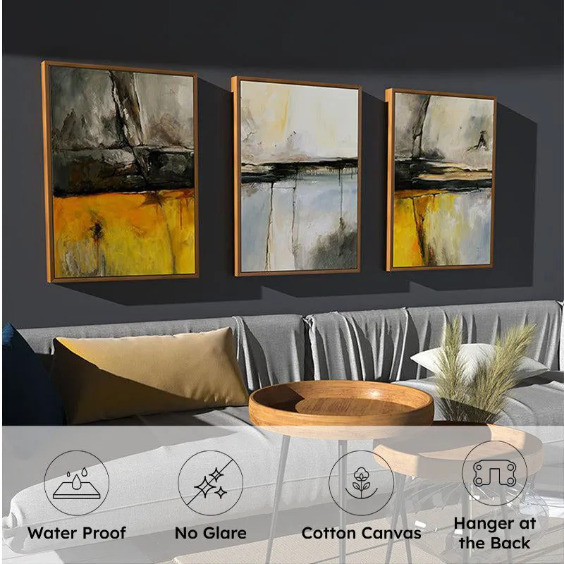 Astura Chrome Wall Painting - Set Of Three media 6