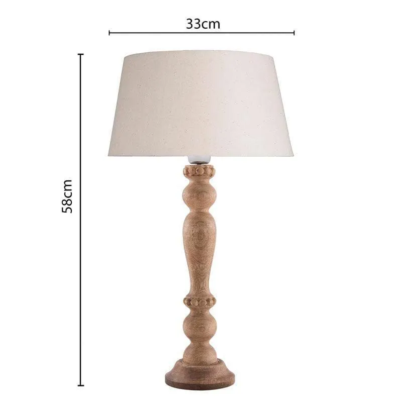 Serenity Shine Fabric Table Lamp - White media 5