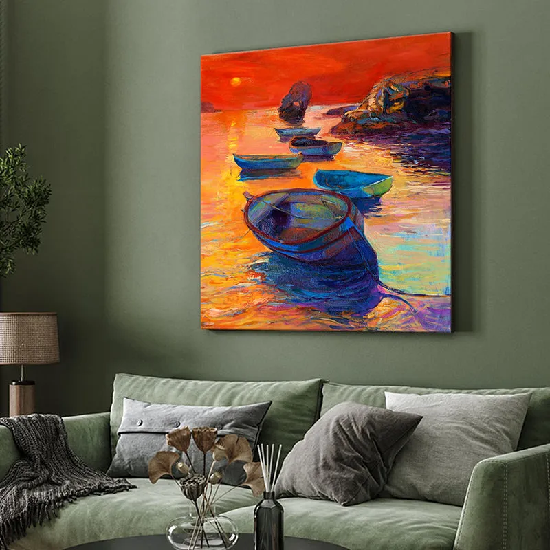 Nautical Sailing Boats Wall Painting media 4