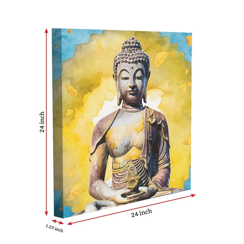 Painted Gautama Canvas Wall Art media 8