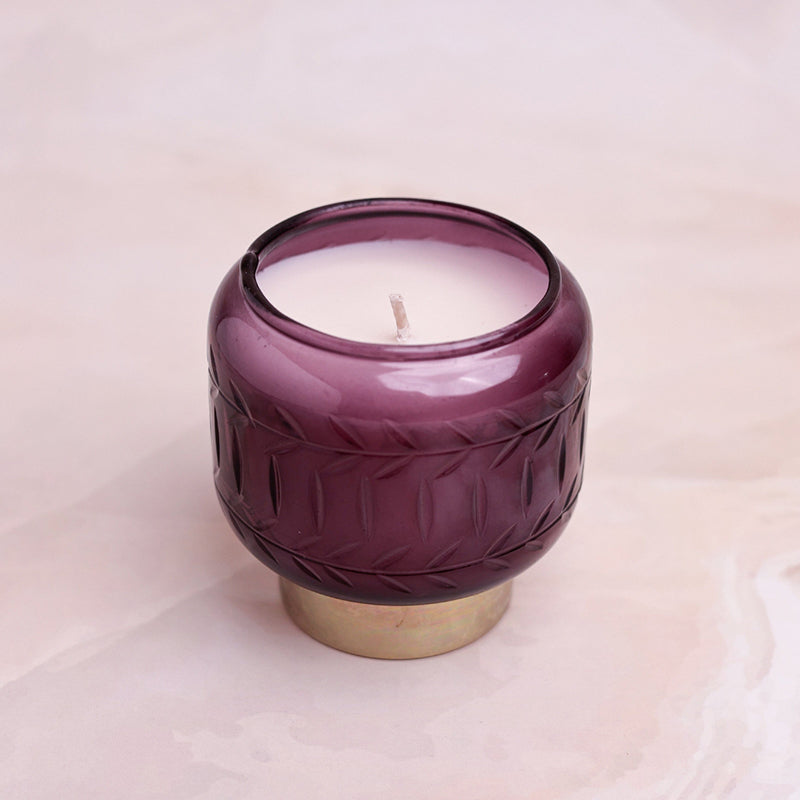 Persephone's Garden Pomegranate & Sage Scented Wax Candle media 4