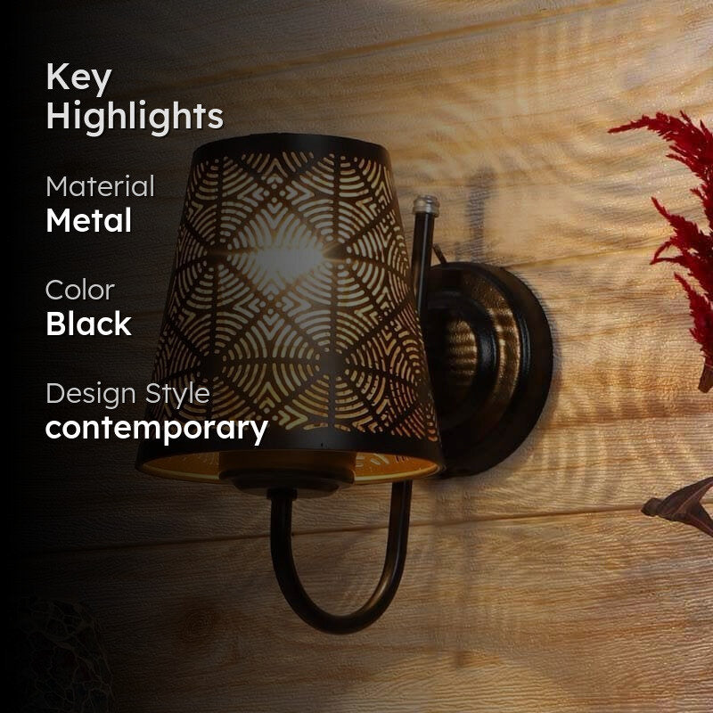 Sphere Zome Single Metal Wall Lamp media 2