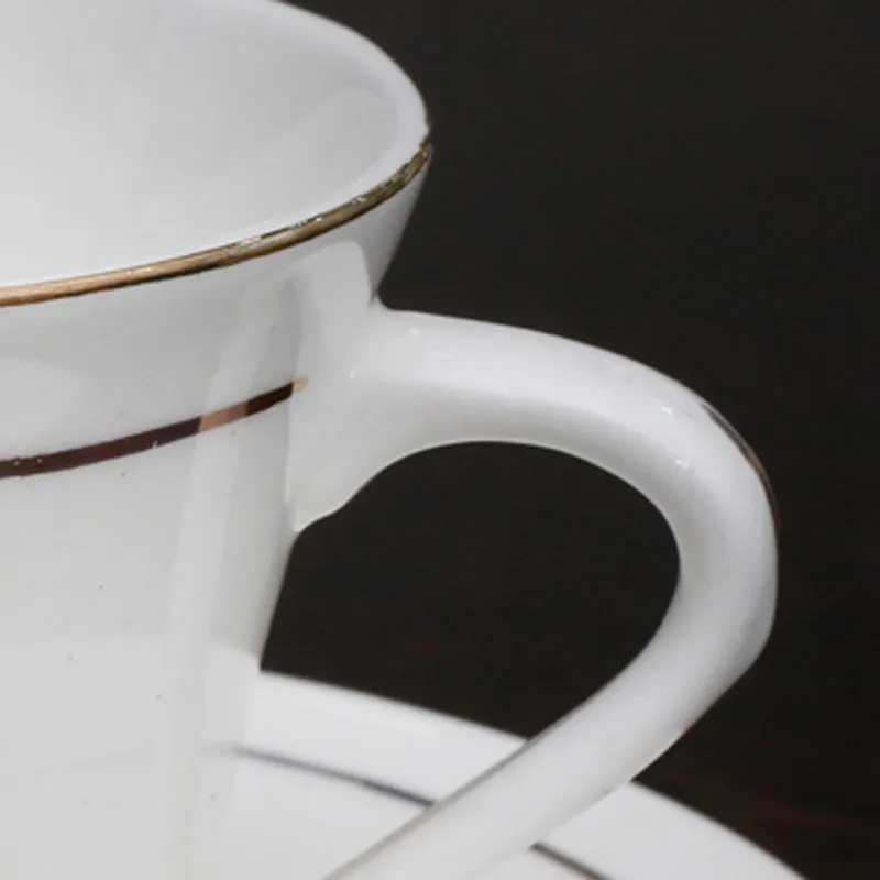 Echo Bone China Cup & Saucer (150 ML) - Twelve Piece Set media 4