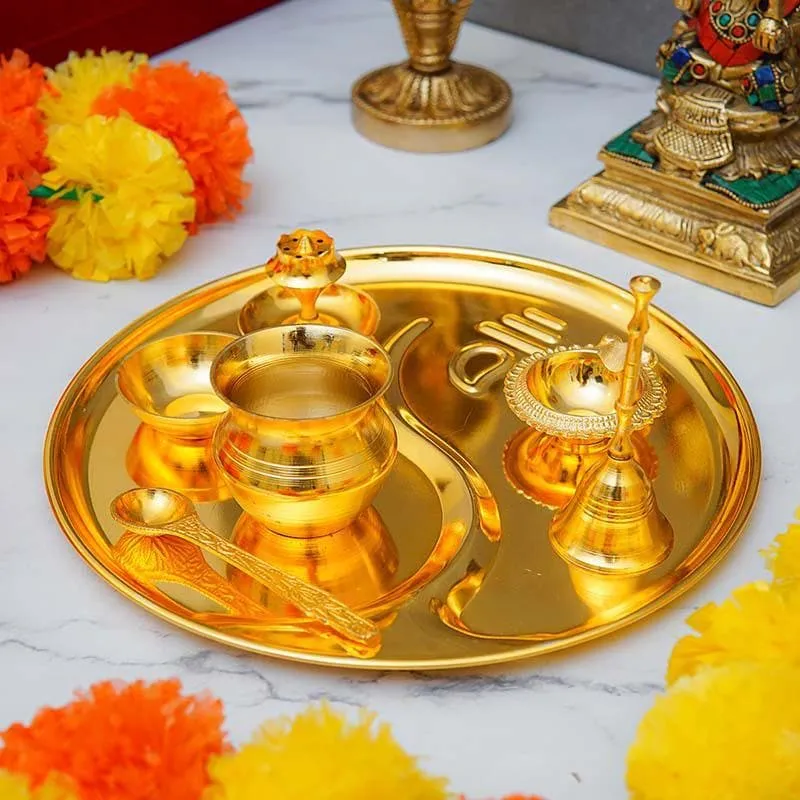 Shubh Pooja Thaali- Gold media 1