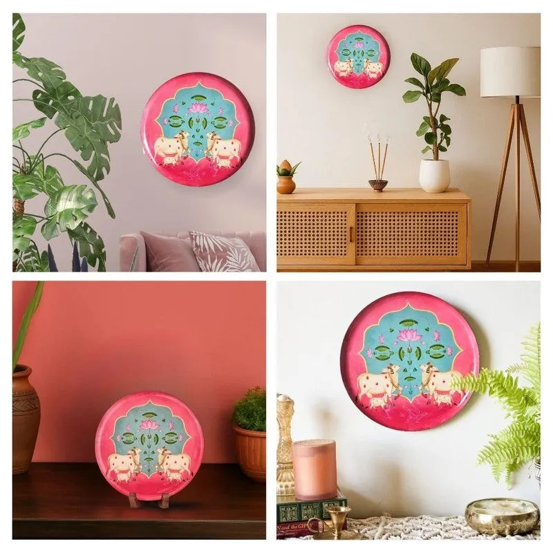 Pichwai Charms Wall Plate media 6