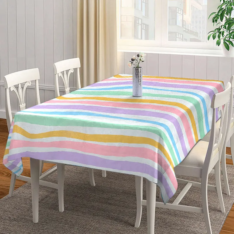 Vibgyor Stripes Table Cover media 1