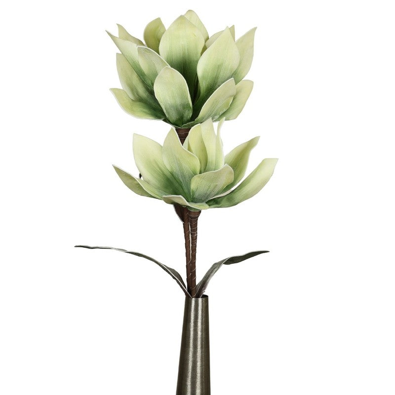 Artificial Velora Foam Flower Stick - Green media 4
