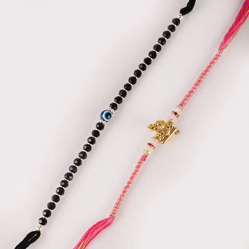 Nidha Krishna & Evil Eye Rakhi Hamper media 3