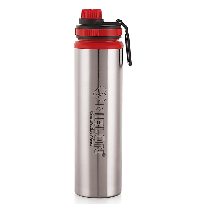 Solene Stainless Steel Water Bottle (Red) - 900 mL media 1