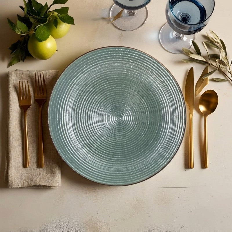 DishFlow Ceramic Dinner Plate