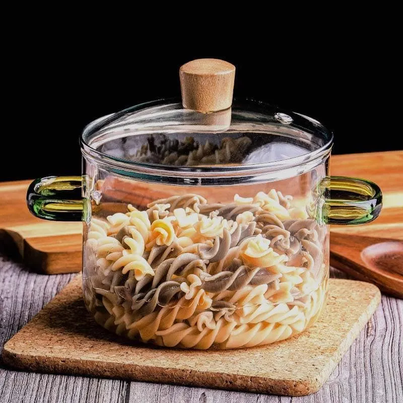 Nemo Glass Cooking Pot with Lid - 1600 mL media 4