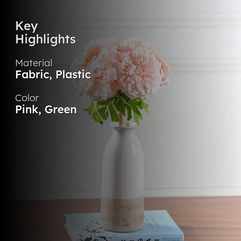 Marigold Artificial Flowers - Light Pink media 2
