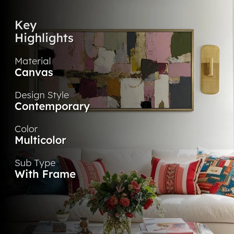 Fuchsia Frame Canvas Wall Art media 2