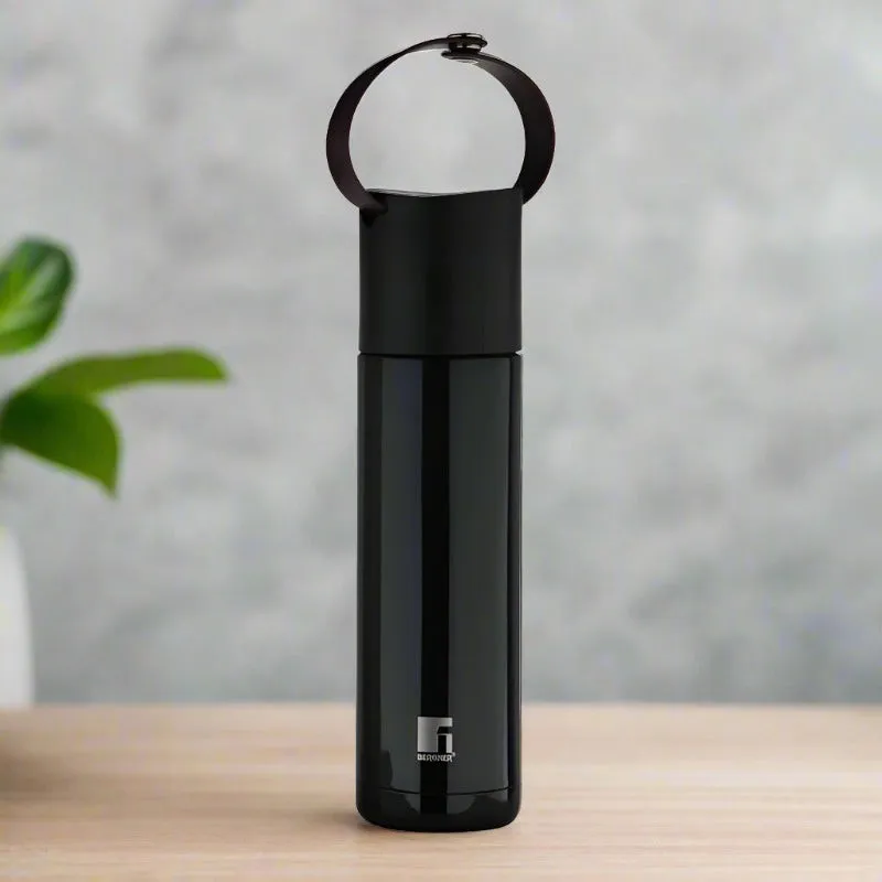 Bergner Walking Thermosteel Hot and Cold Flask (Black) - 500 mL media 1