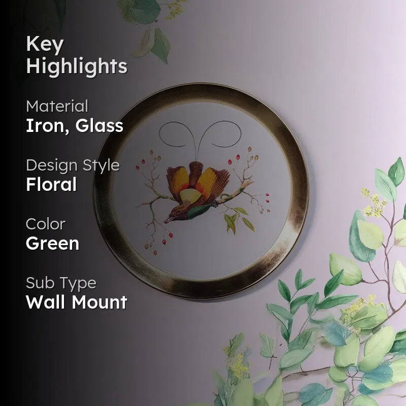 Crimson Petals Enamel Wall Plate media 2