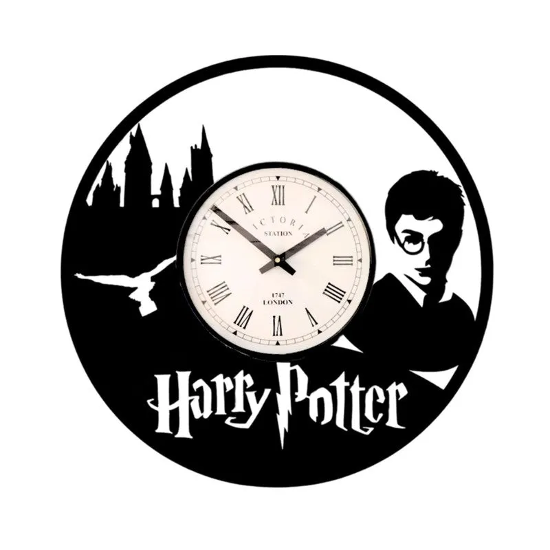 Harry Potter Steel Analog Wall Clock - Black media 4