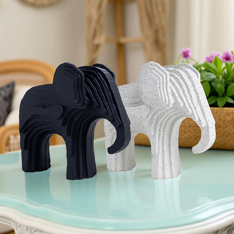 African Tuskers (Black, White) - Set Of Two