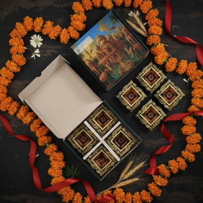 Swastik Diya - Set Of Eight media 11