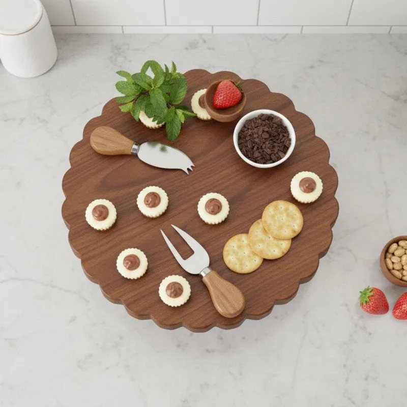 Elevora Wooden Cake Stand media 5