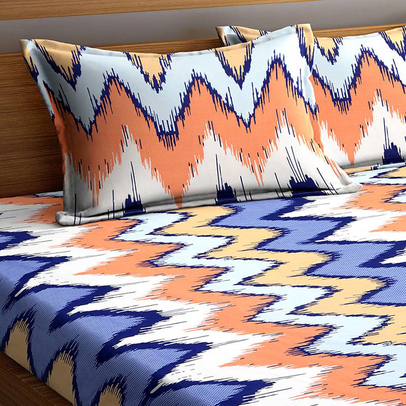 Flavio Abstract Bedsheet - 150 GSM media 6