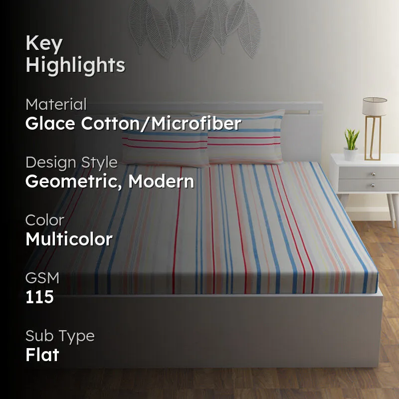 Yelena Microfiber Microfiber Bedsheet - 115 GSM media 2