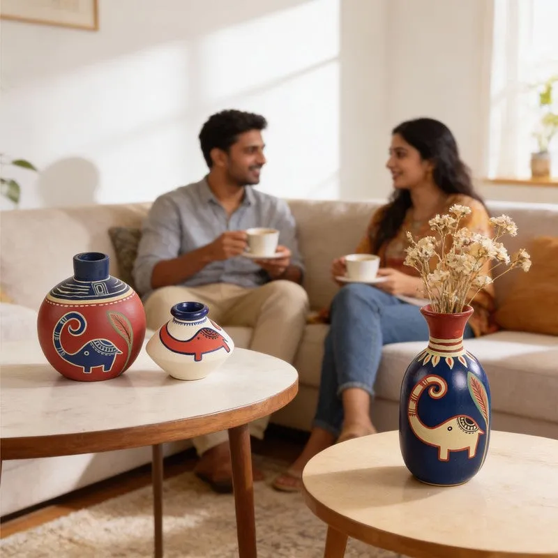 Rebo Elephant Vase - Set Of Three media 9
