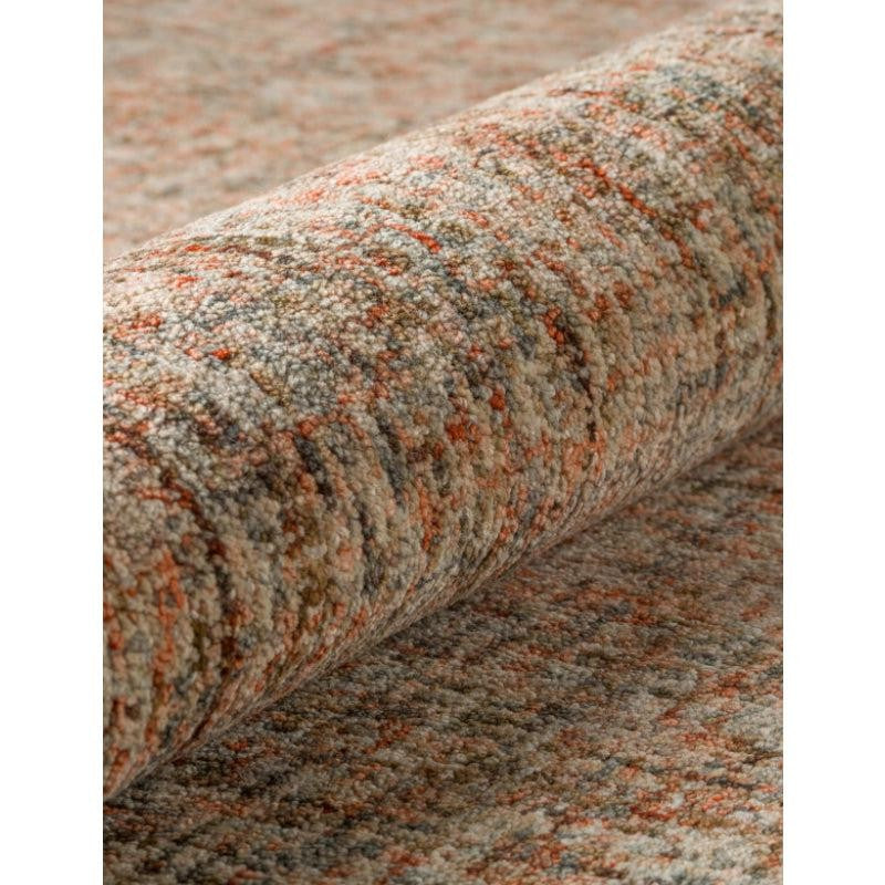 Handloom Hand Tufted Harmony Wool Rug - Red & Brown media 4