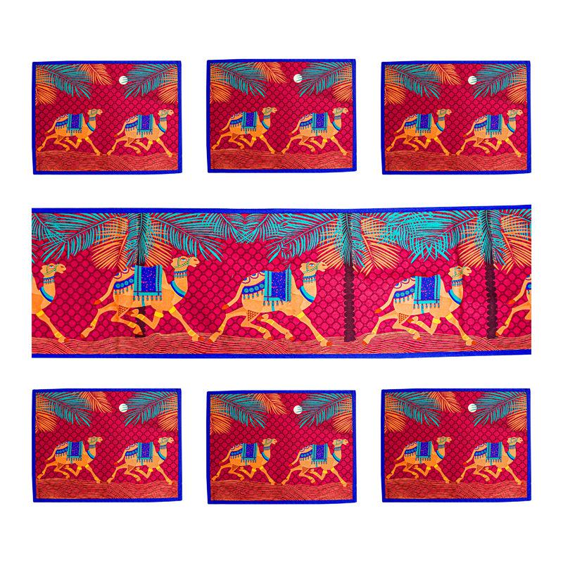 Camel Enclave Table Runner & Placemat - Seven Piece Set media 6