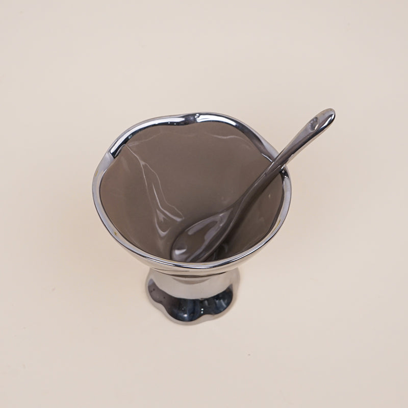 Abriya Brown Ice Cream Cup (200 ML) - Twelve Piece Set media 7