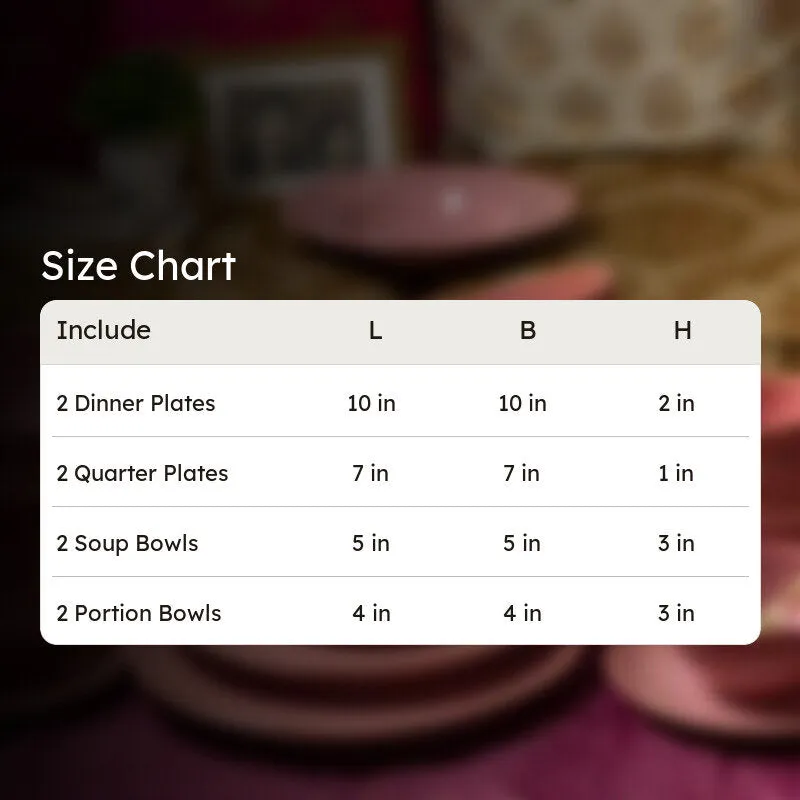 Capita Handmade Dinner Set - 8 Piece Set media 5