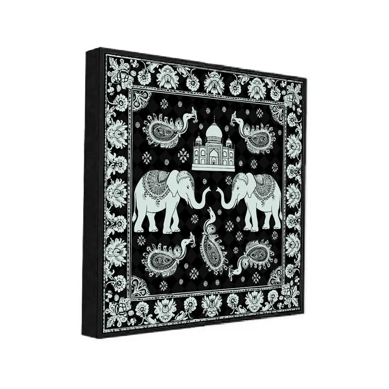 Hastina Monochrome Wall Art With Frame media 4