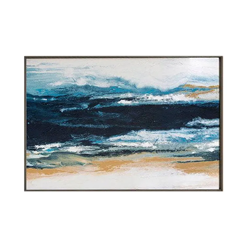 Highland Chaos Canvas Wall Painting - Black Frame media 6