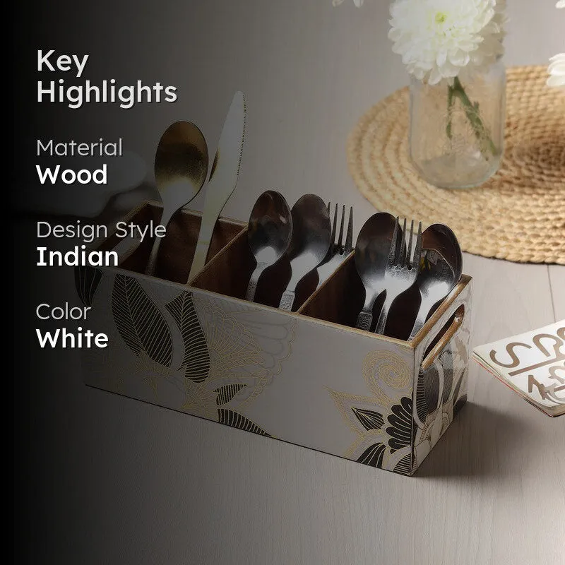Yurex Wooden Cutlery Holder media 2
