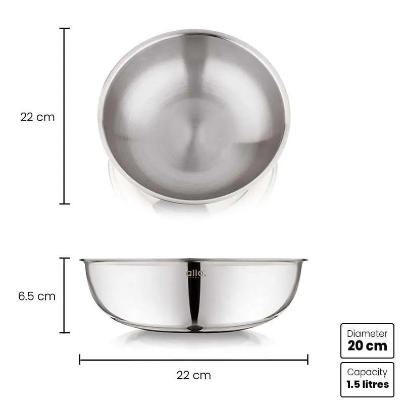 Tobie Stainless Steel Mixing Bowl - 1500 mL media 5