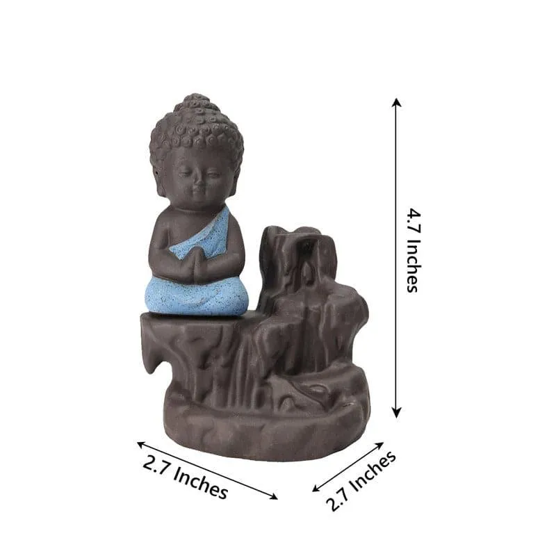 Little Budha Smoke Fountain - Blue media 4