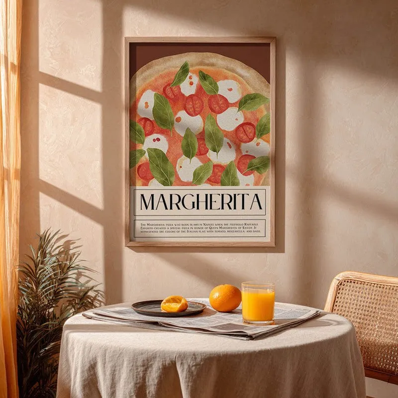 MargheritaPoster Archival Canvas Wall Art - Brown media 4