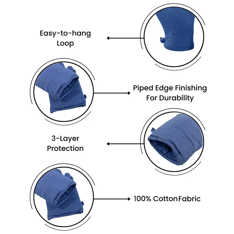 Swayam Keras Kitchen Gloves (Blue) - Set Of Two media 7