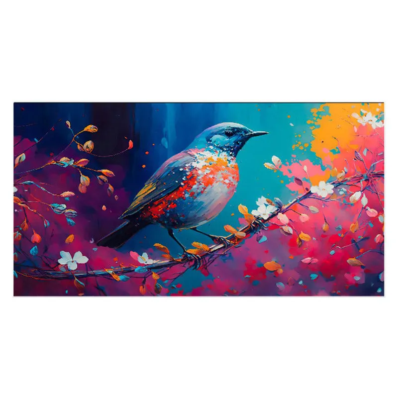 Bird Color Bath Canvas Wall Painting media 3